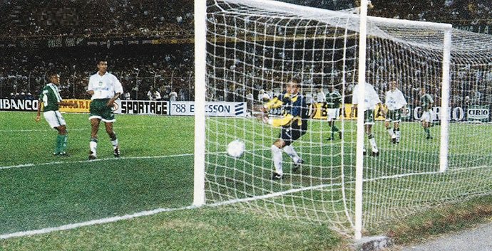 El gol de Víctor Bonilla en la final de ida contra Palmeiras jugada en Cali 