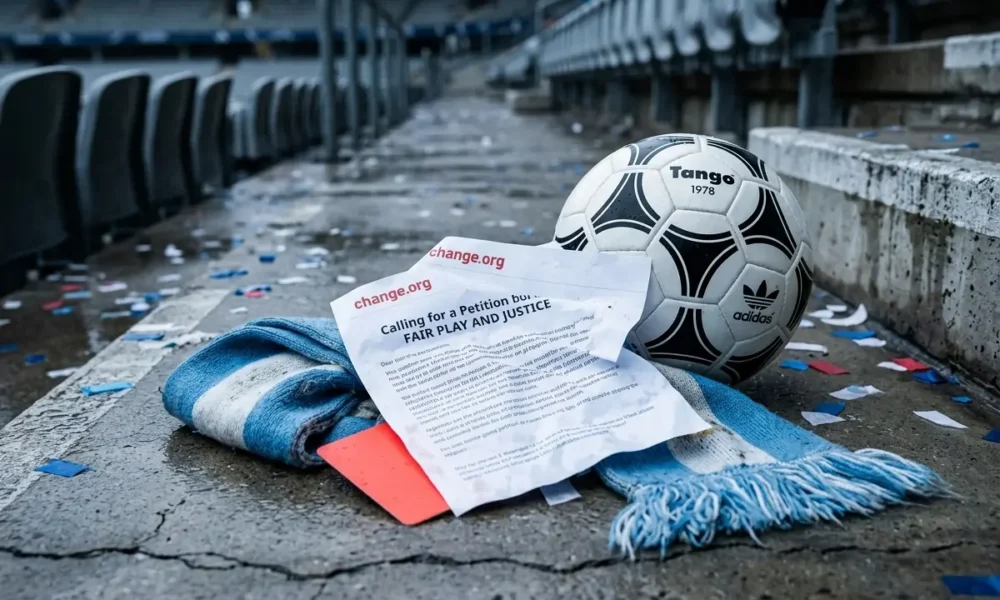Argentina fans petition World Cup final replay Spain refereeing