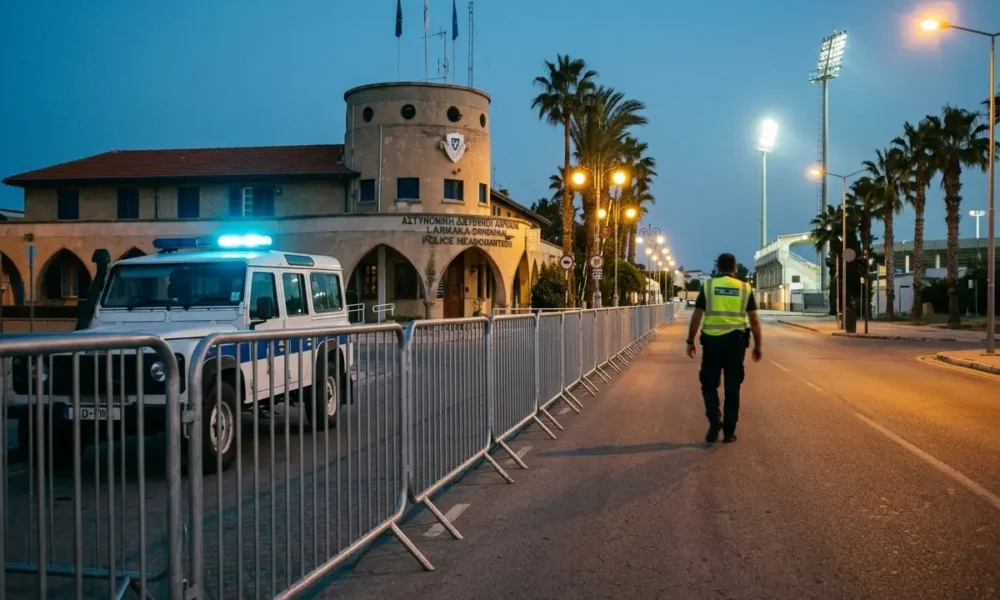 Beitar Jerusalem AEK Larnaca fan clashes