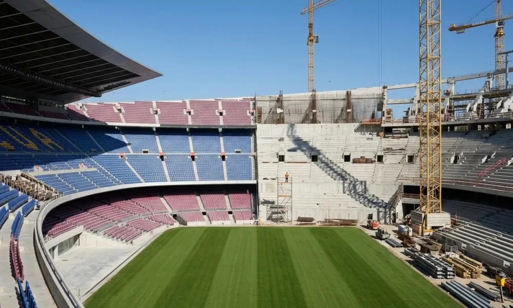 Camp Nou capacity construction status ahead of Clasico date