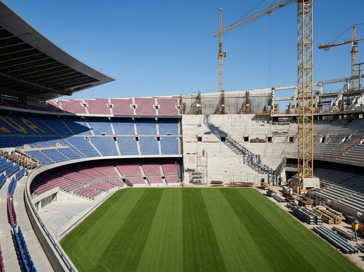 Camp Nou capacity construction status ahead of Clasico date