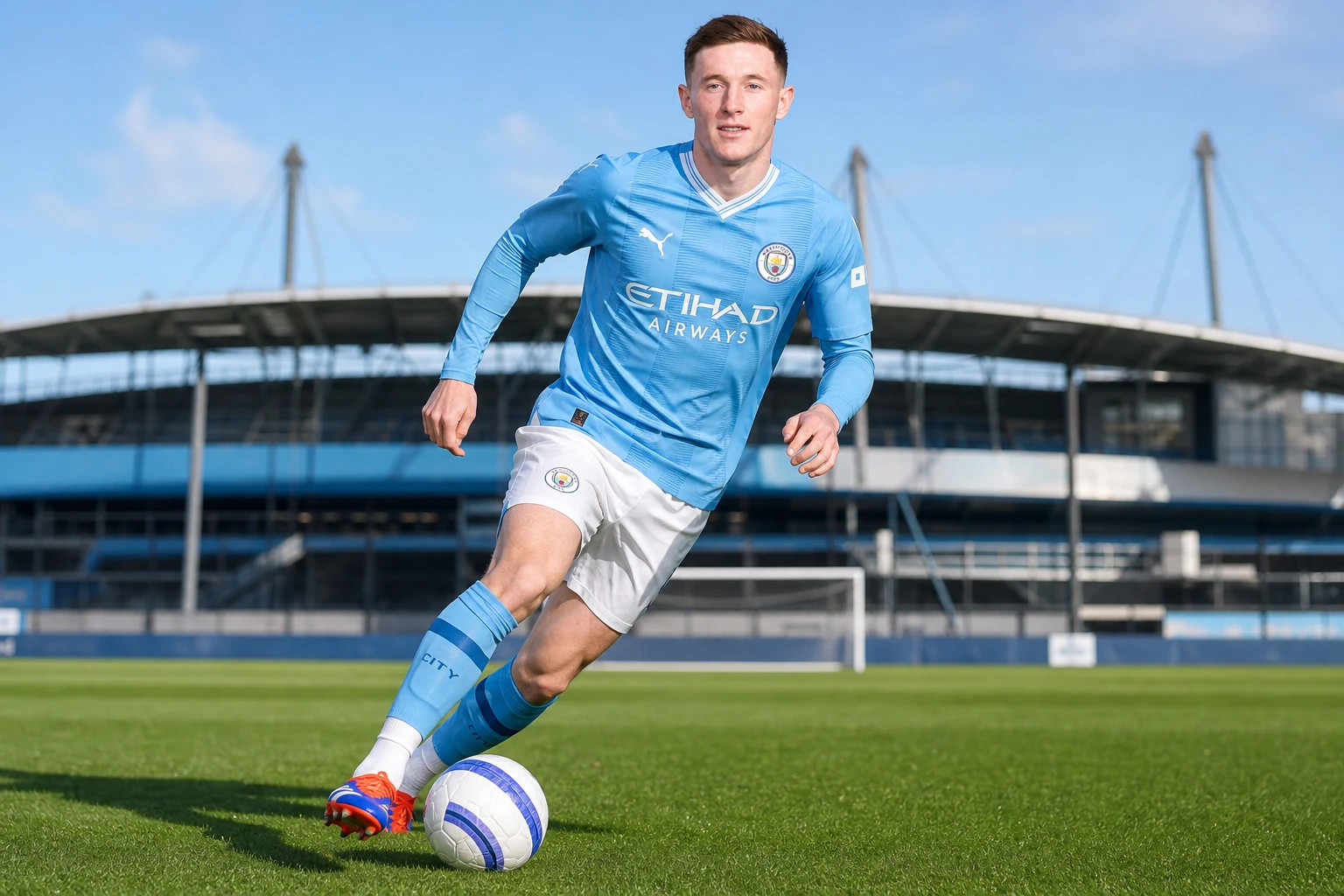Elliot Anderson Manchester City record transfer signing midfielder