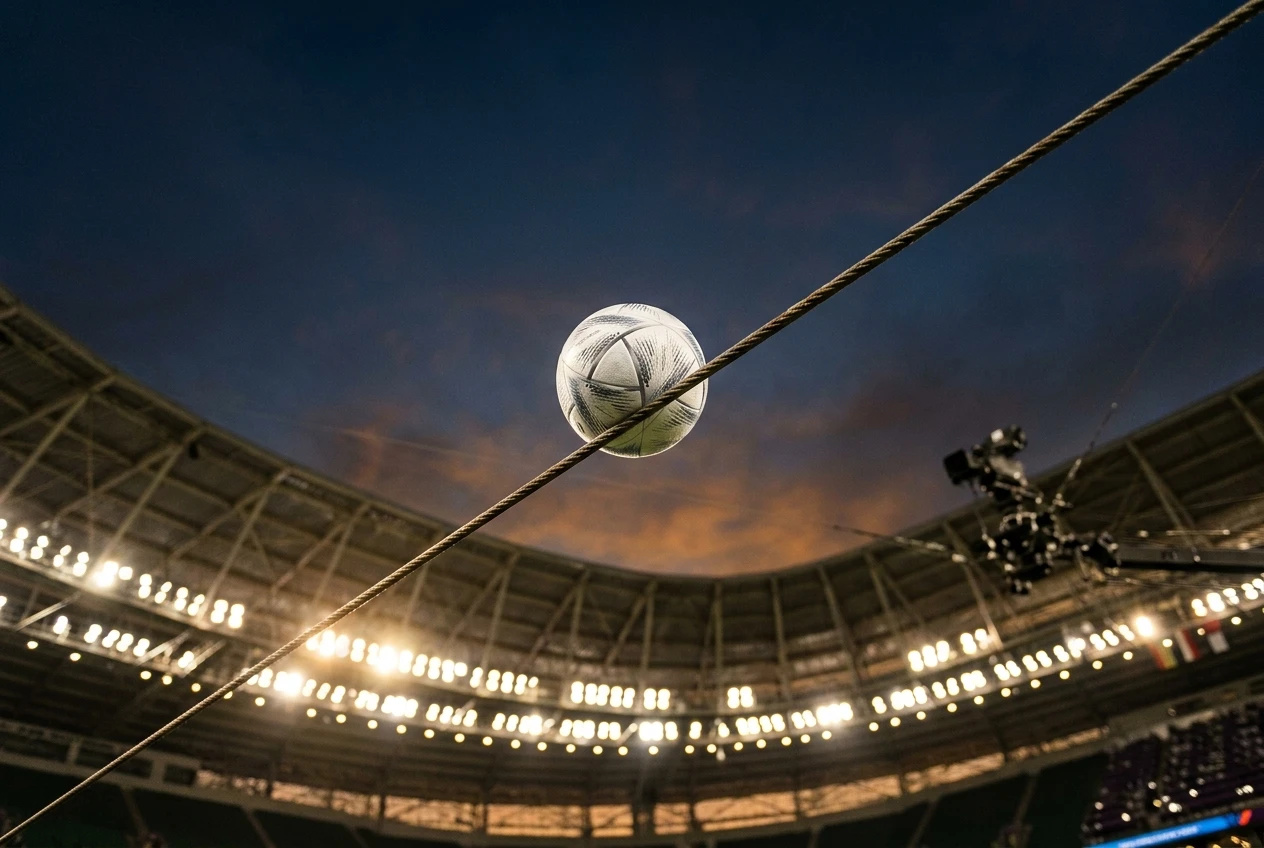 FIFA Skycam cable ruling England Norway World Cup goal controversy
