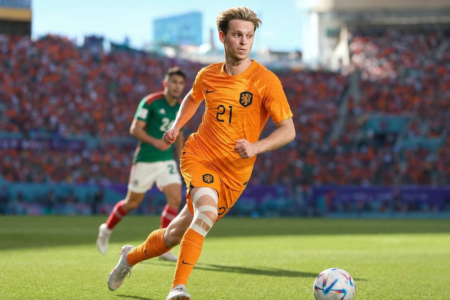Frenkie de Jong knee injury no surgery Barcelona update
