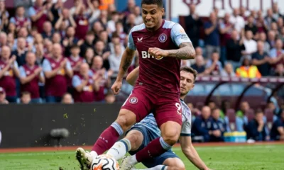 João Gomes Aston Villa signing midfield tackle action