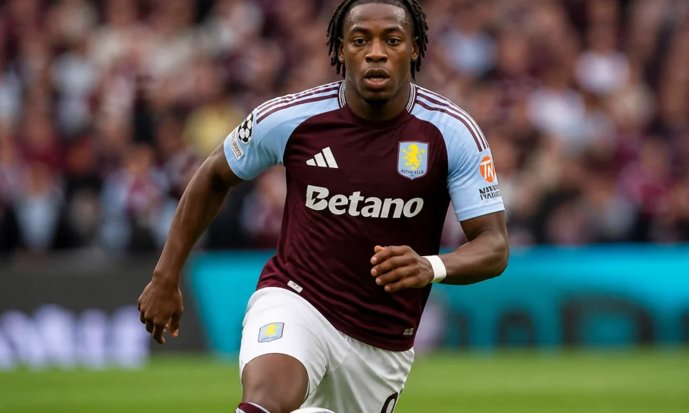 Johan Manzambi Aston Villa club record signing from Freiburg