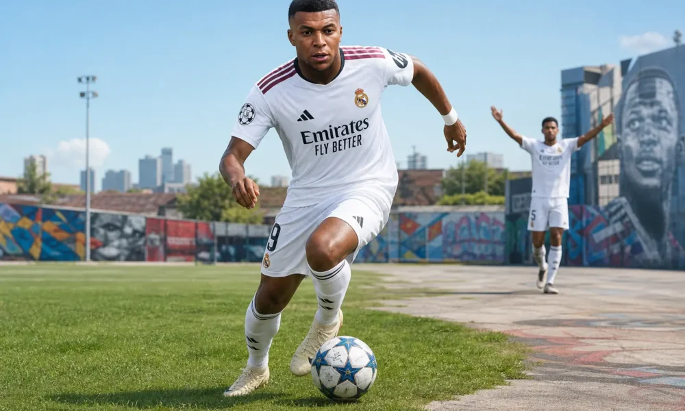Kylian Mbappe FC 27 cover star The Grounds mode trailer