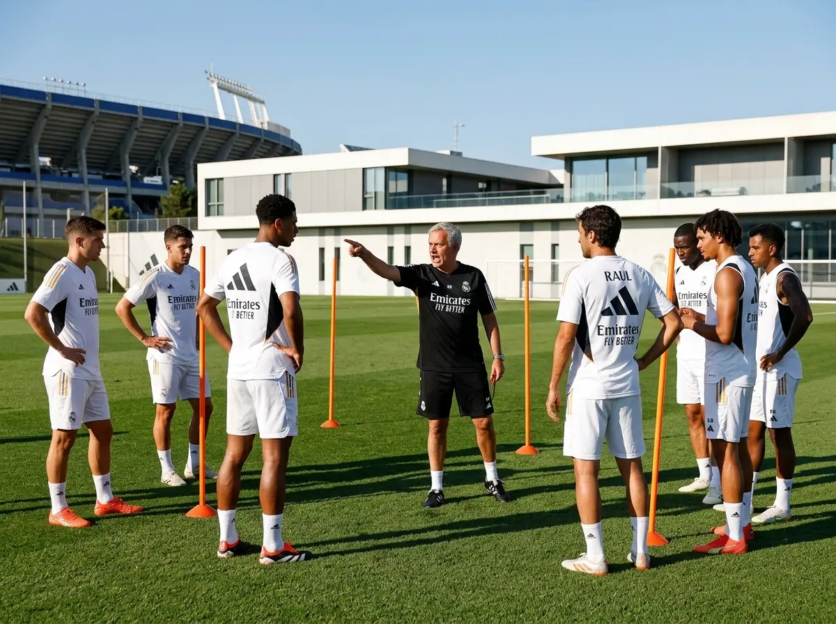 Mourinho first Real Madrid pre-season training Valdebebas players