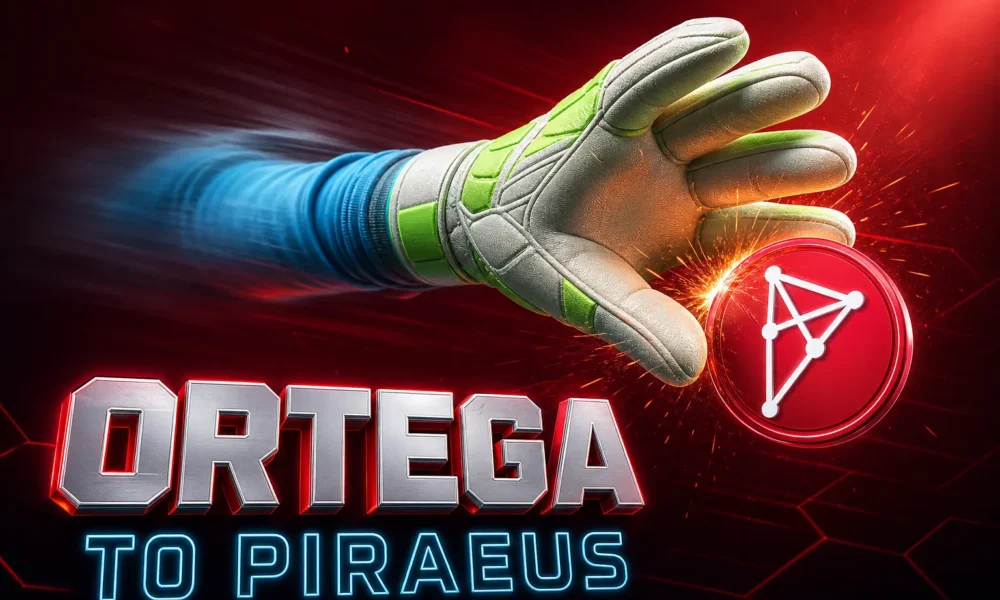 Stefan Ortega free transfer to Olympiacos as Greek club chases goalkeeper signing.