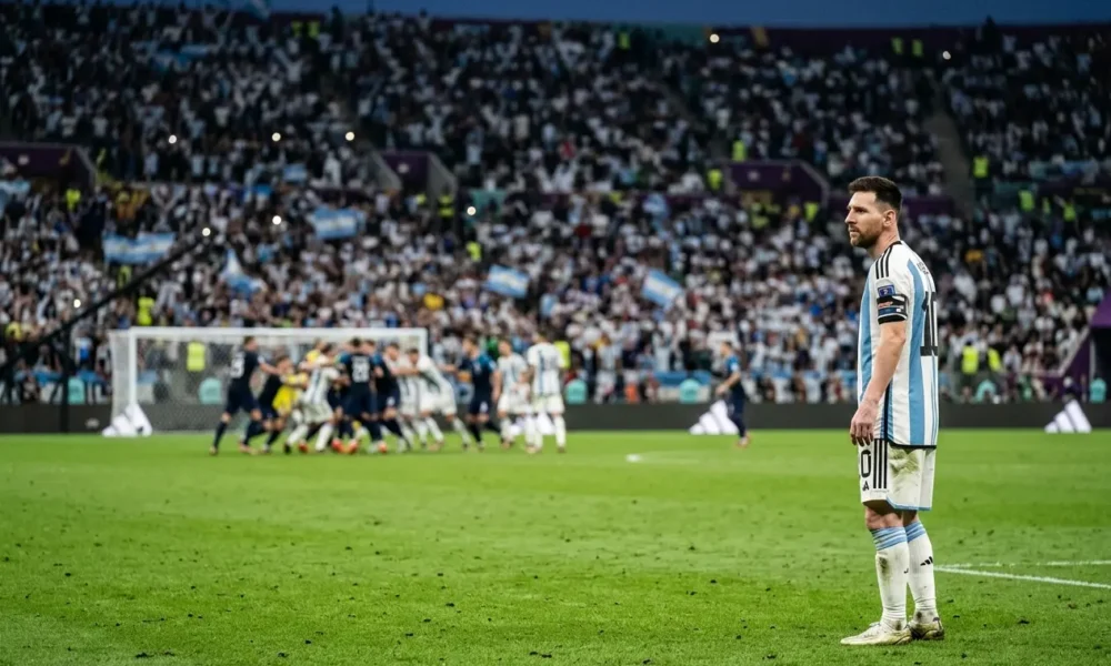 Wayne Rooney Lionel Messi Argentina defensive weakness England World Cup semifinal