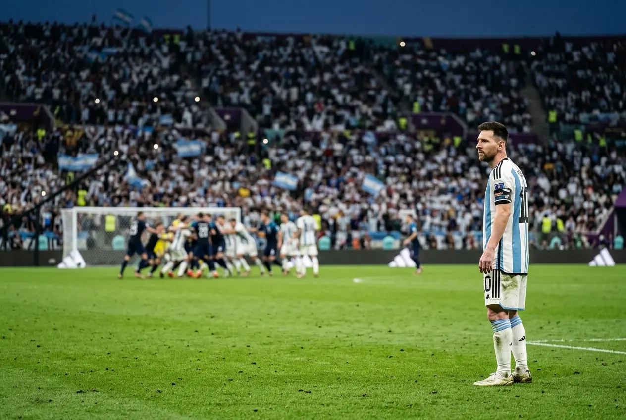 Wayne Rooney Lionel Messi Argentina defensive weakness England World Cup semifinal