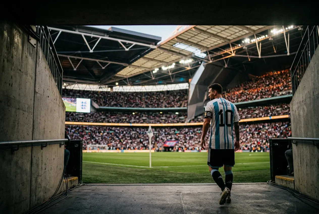 Lionel Messi Argentina England World Cup semifinal first meeting