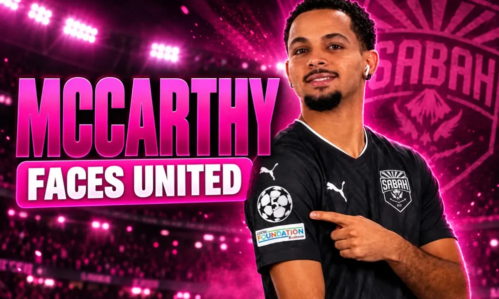 Aden McCarthy Sabah FK Old Trafford Champions League