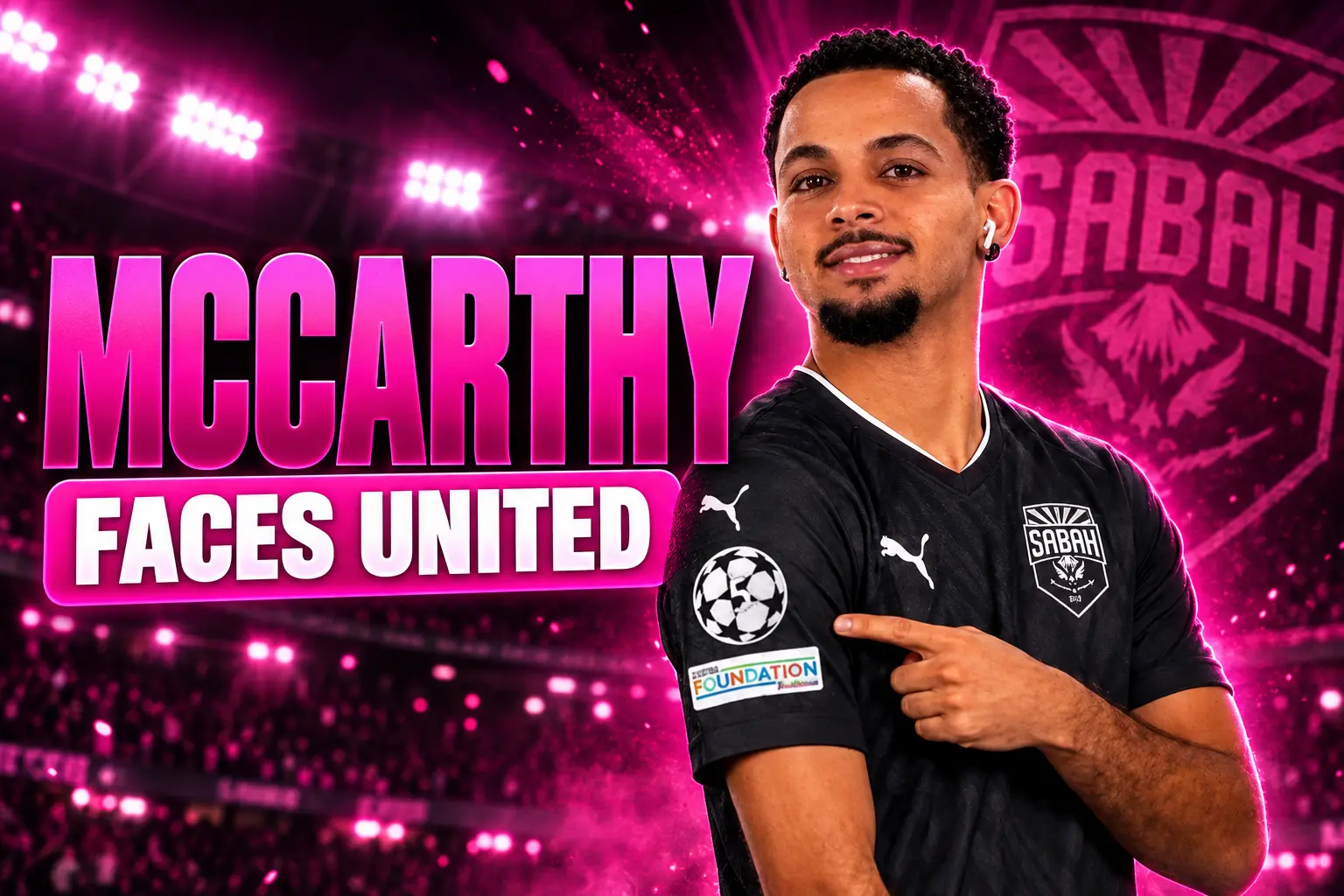 Aden McCarthy Sabah FK Old Trafford Champions League
