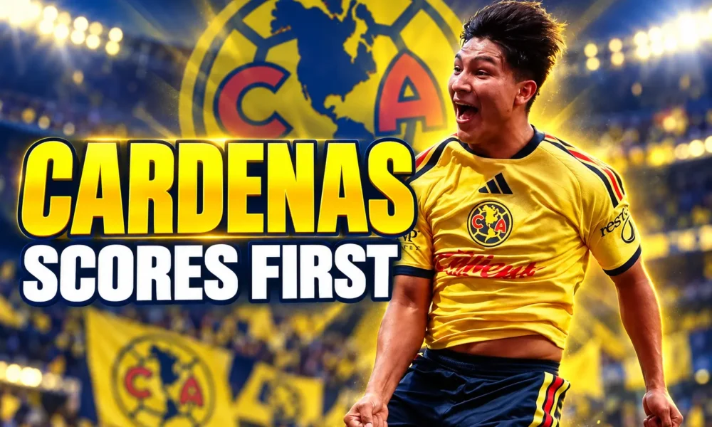 Alejandro Cárdenas first Liga MX goal América