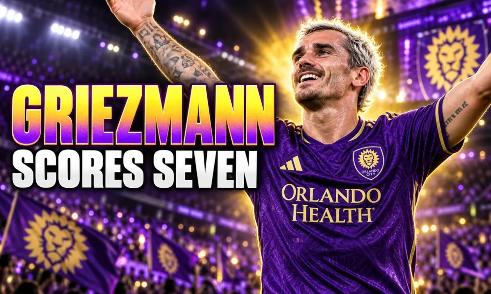 Antoine Griezmann Orlando City seven goals nine games