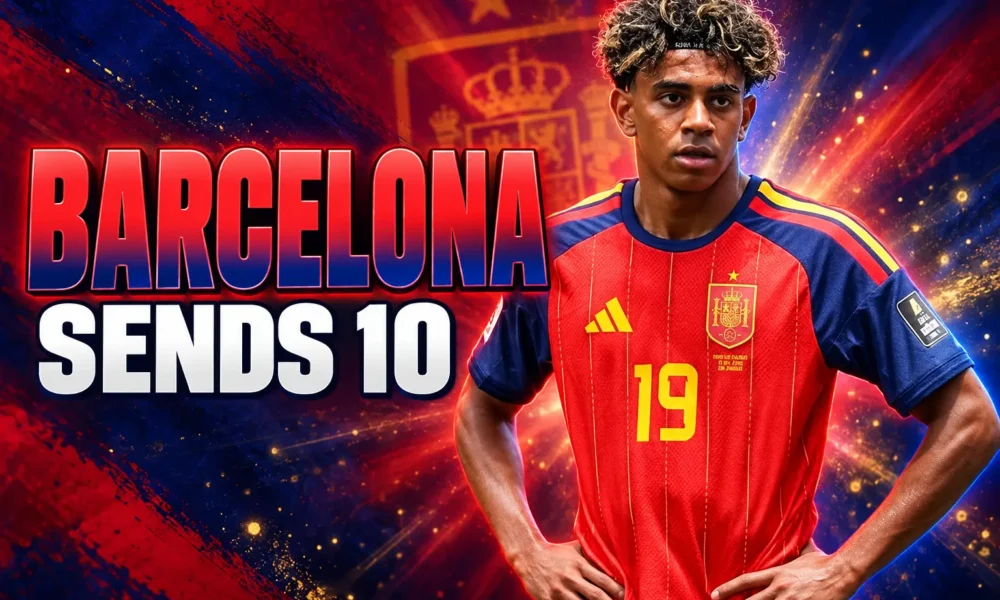 Barcelona record 10 players 2026 World Cup semis