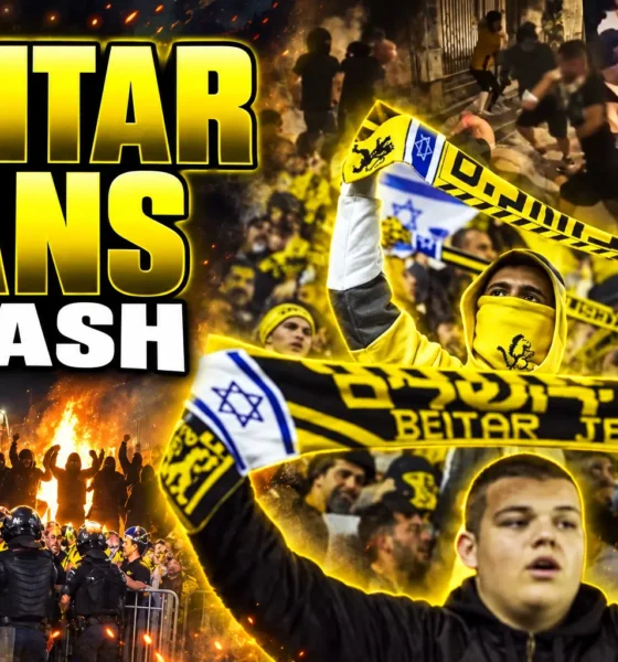 Beitar Jerusalem AEK Larnaca fan clashes in Cyprus