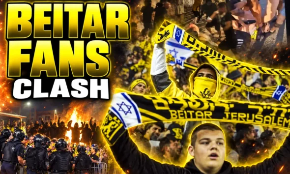 Beitar Jerusalem AEK Larnaca fan clashes in Cyprus