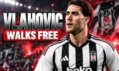 Dusan Vlahovic Juventus free transfer to Besiktas