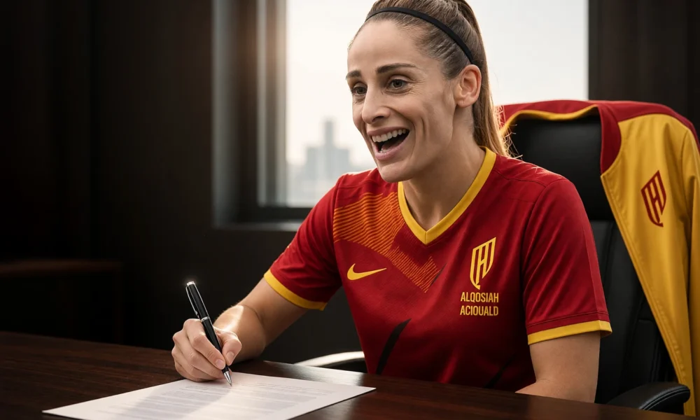 Esther González Al Qadsiah signing after Gotham FC exit