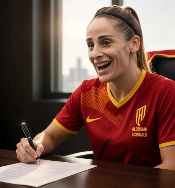 Esther González Al Qadsiah signing after Gotham FC exit