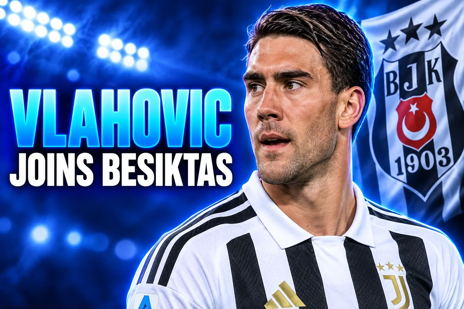 Everton one senior striker after Vlahovic rumour