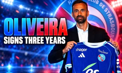 Hugo Oliveira Strasbourg manager three-year Ligue 1 deal