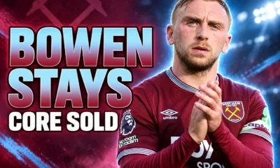 Jarrod Bowen West Ham Championship captain after relegation