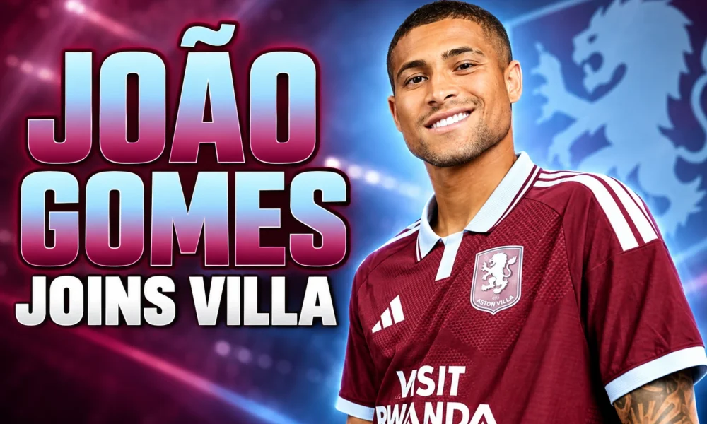 João Gomes Aston Villa signing from Wolves