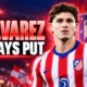 Julian Alvarez stays at Atletico after Arsenal talks