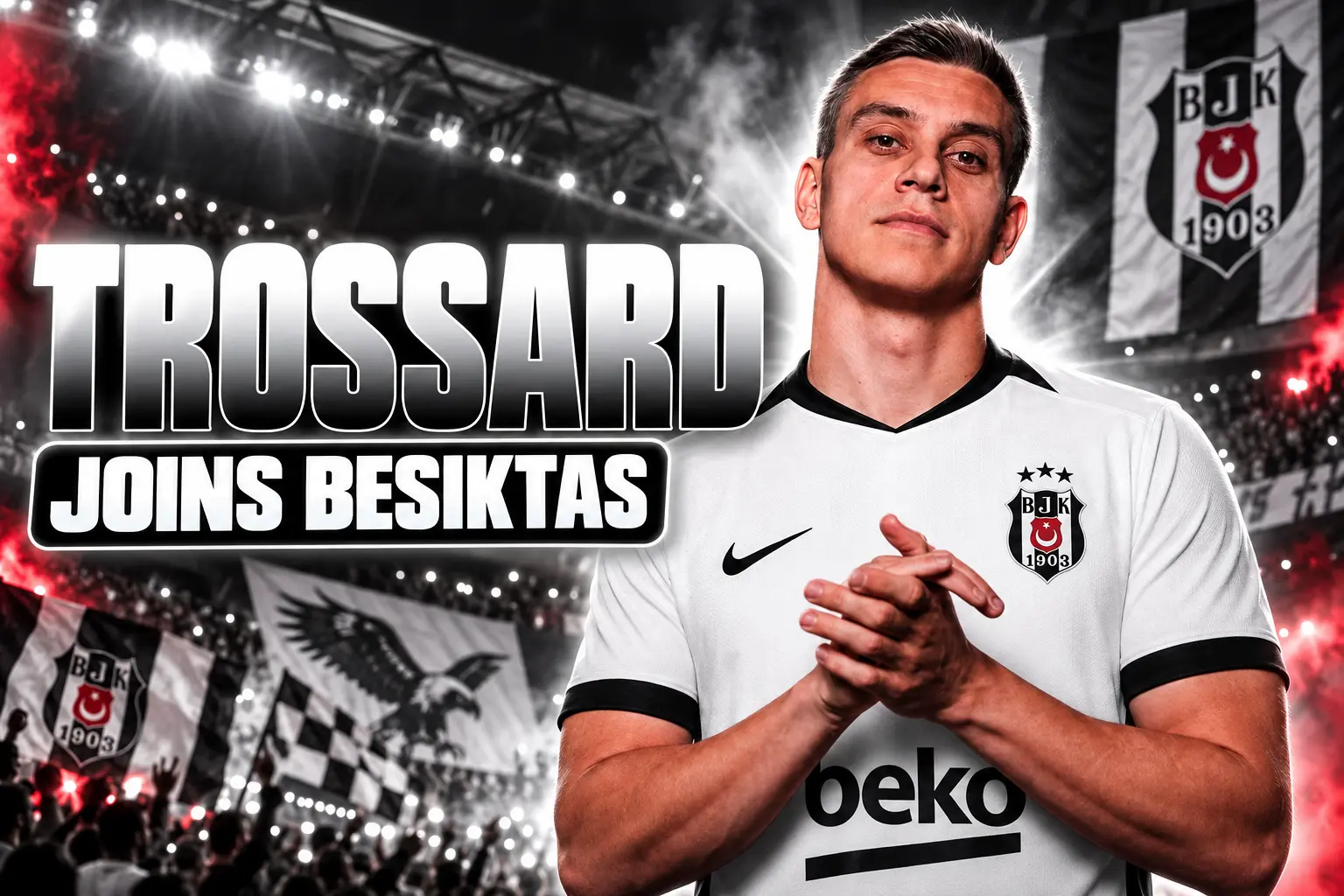 Leandro Trossard Besiktas transfer after Arsenal title
