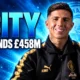 Manchester City £458m Premier League summer transfer record