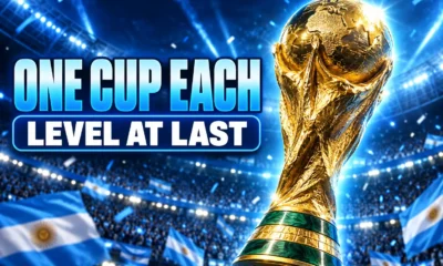 Messi matches Maradona one World Cup title