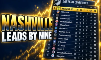 Nashville SC Eastern Conference lead after World Cup pause