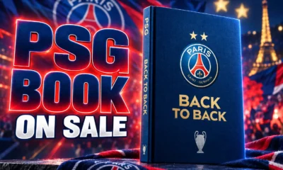 PSG Back to Back official Champions League book
