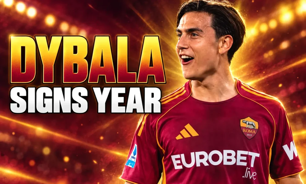 Paulo Dybala Roma contract Champions League return