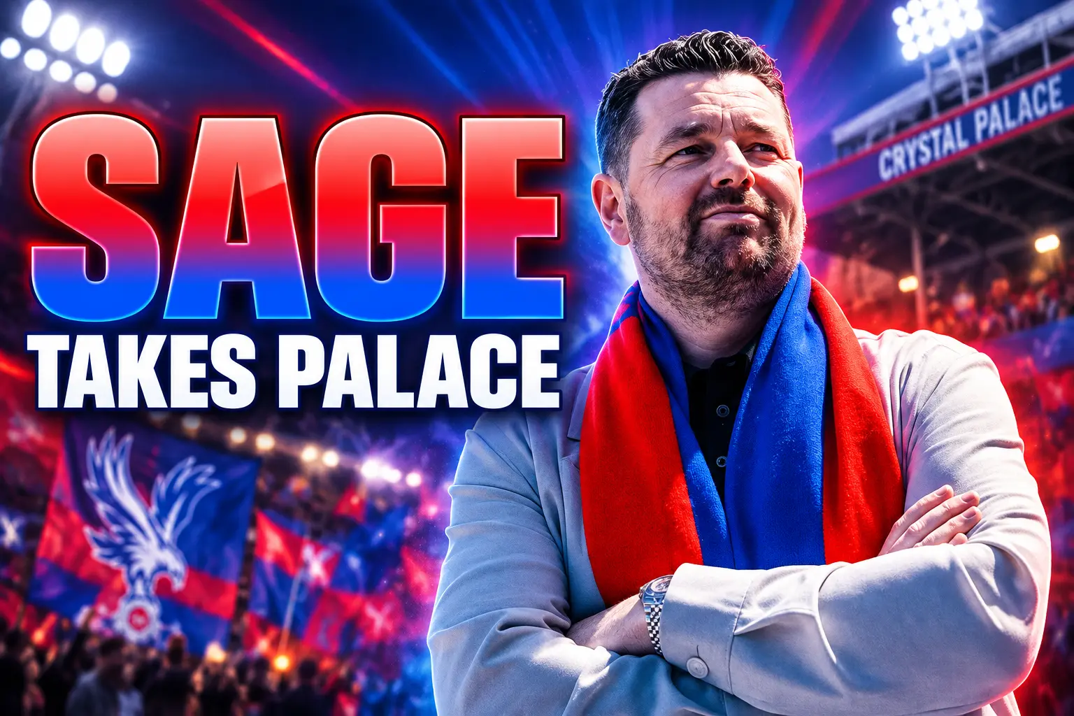 Pierre Sage Crystal Palace manager appointment from Lens