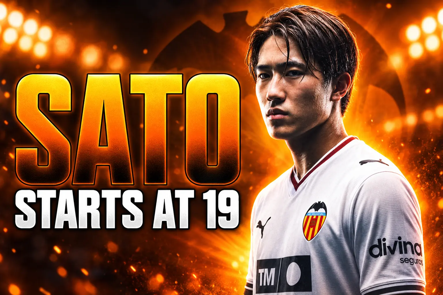Ryunosuke Sato Valencia first Japanese La Liga starter