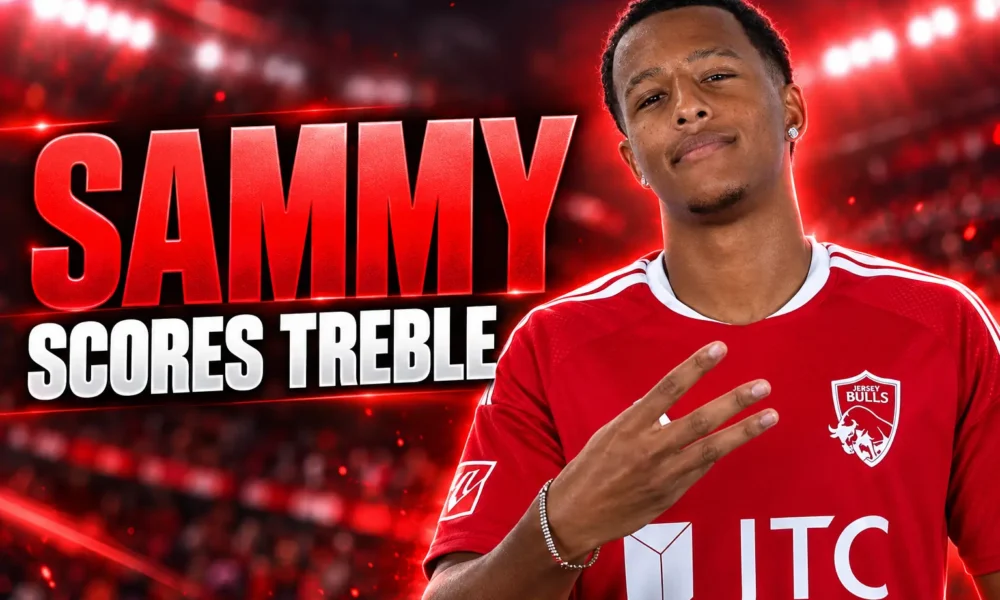 Sammy Henia-Kamau FA Cup hat-trick Jersey Bulls