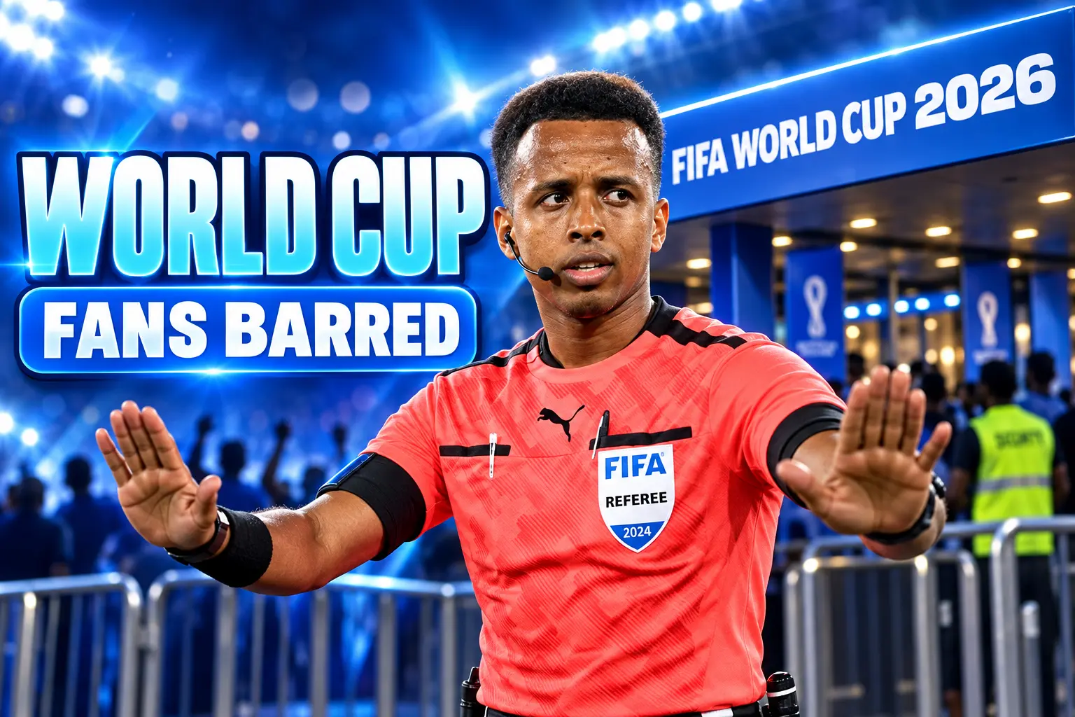 Somali referee Omar Artan denied US World Cup entry