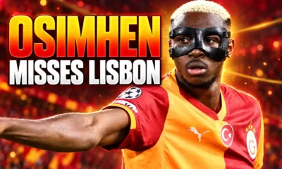 Victor Osimhen Galatasaray stay adductor injury Lisbon