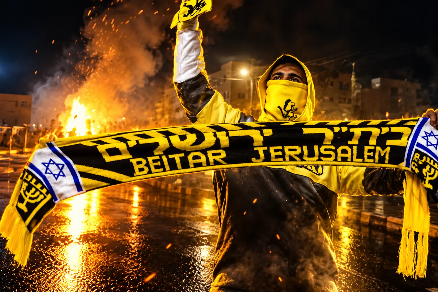 Beitar Jerusalem AEK Larnaca fan clashes in Cyprus
