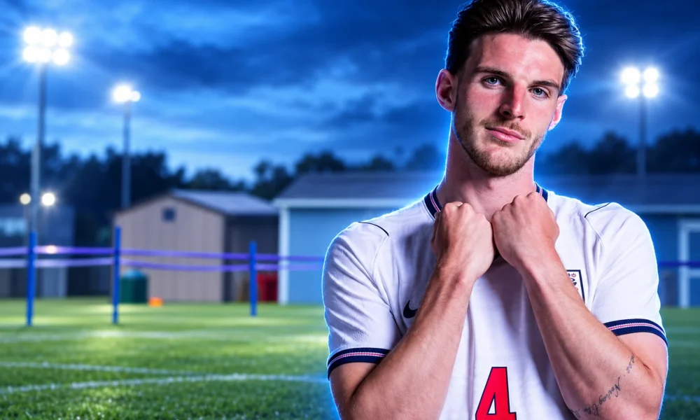 Declan Rice leads Arsenal champions into England camp