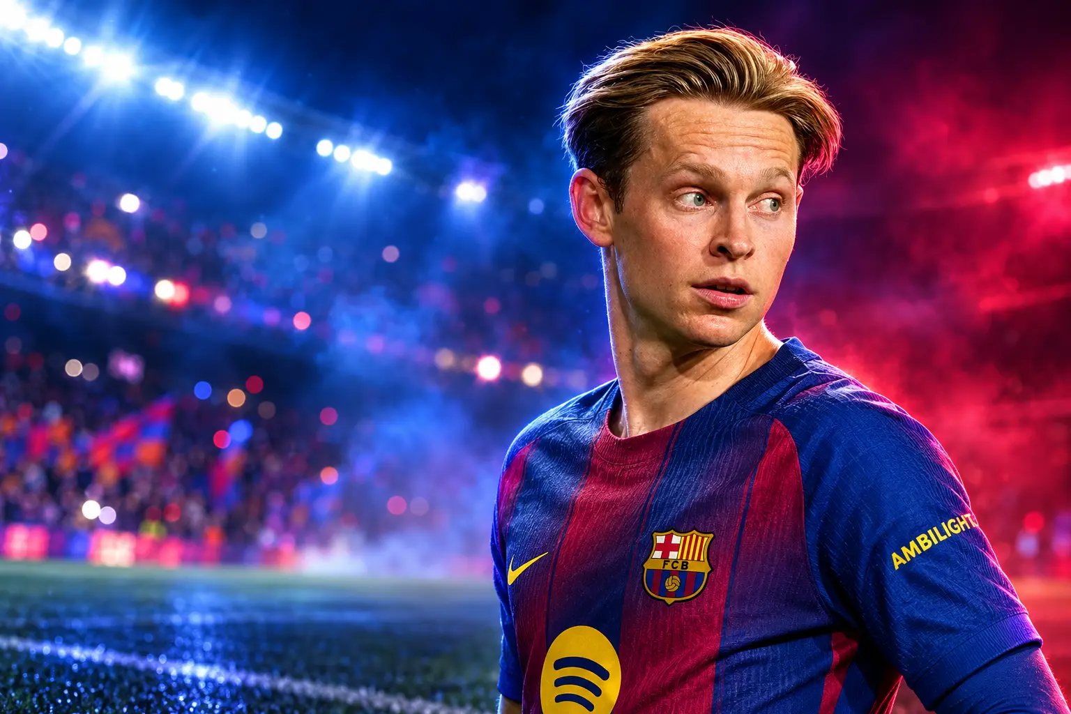 Frenkie de Jong torn MCL no surgery Barcelona