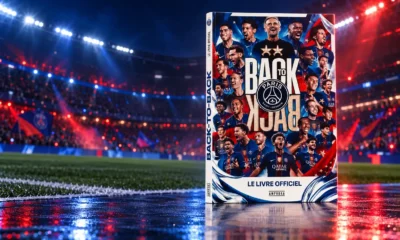 PSG Back to Back official book 17.50 euros