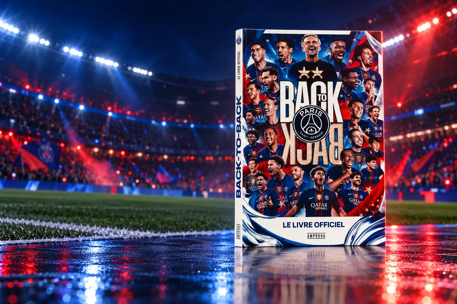 PSG Back to Back official Champions League book