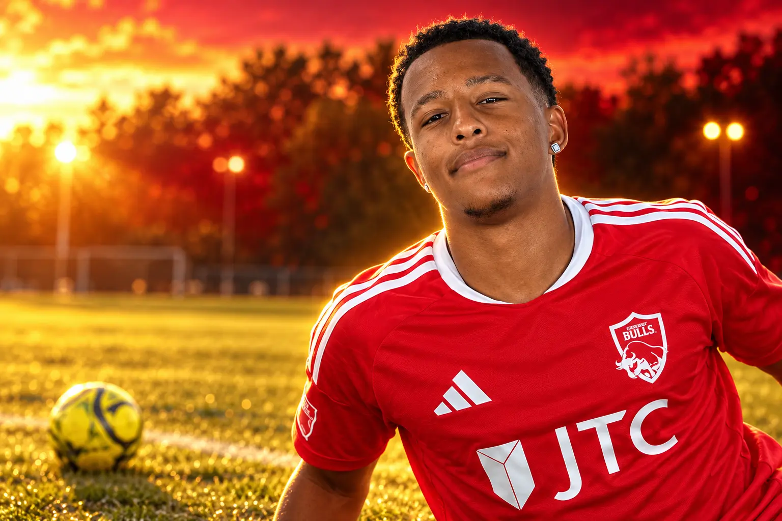 Sammy Henia-Kamau FA Cup hat-trick Jersey Bulls