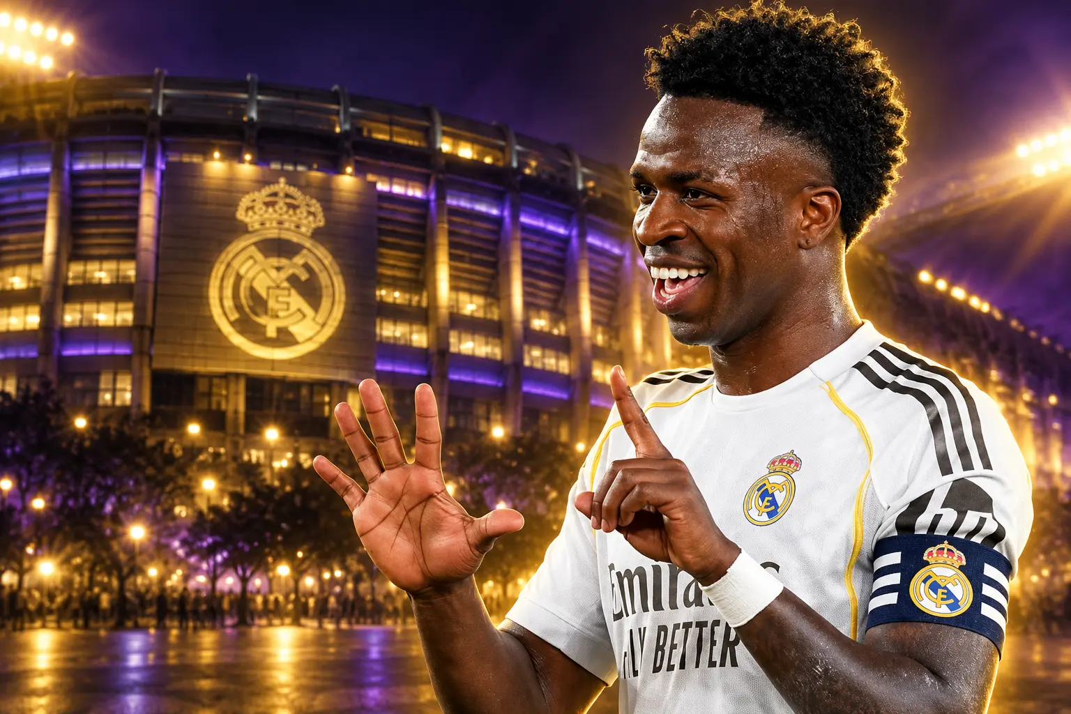 Vinicius Junior Real Madrid contract extension Arsenal chase