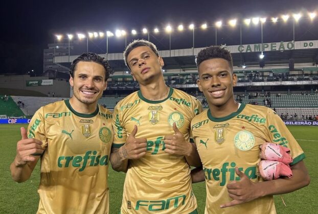 Los anotadores de la victoria 5 a 3 de Palmeiras sobre Juventude.